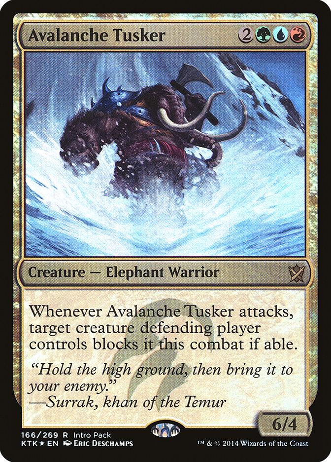 Avalanche Tusker (Intro Pack) [Khans of Tarkir Promos] - Rocket TCG