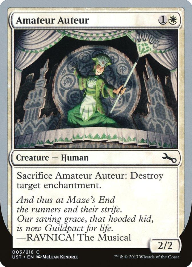 Amateur Auteur (RAVNICA! The Musical) [Unstable] - Rocket TCG