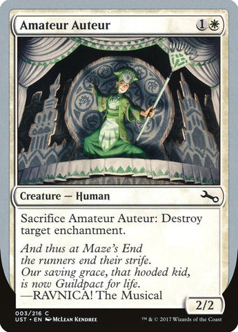 Amateur Auteur (RAVNICA! The Musical) [Unstable] - Rocket TCG