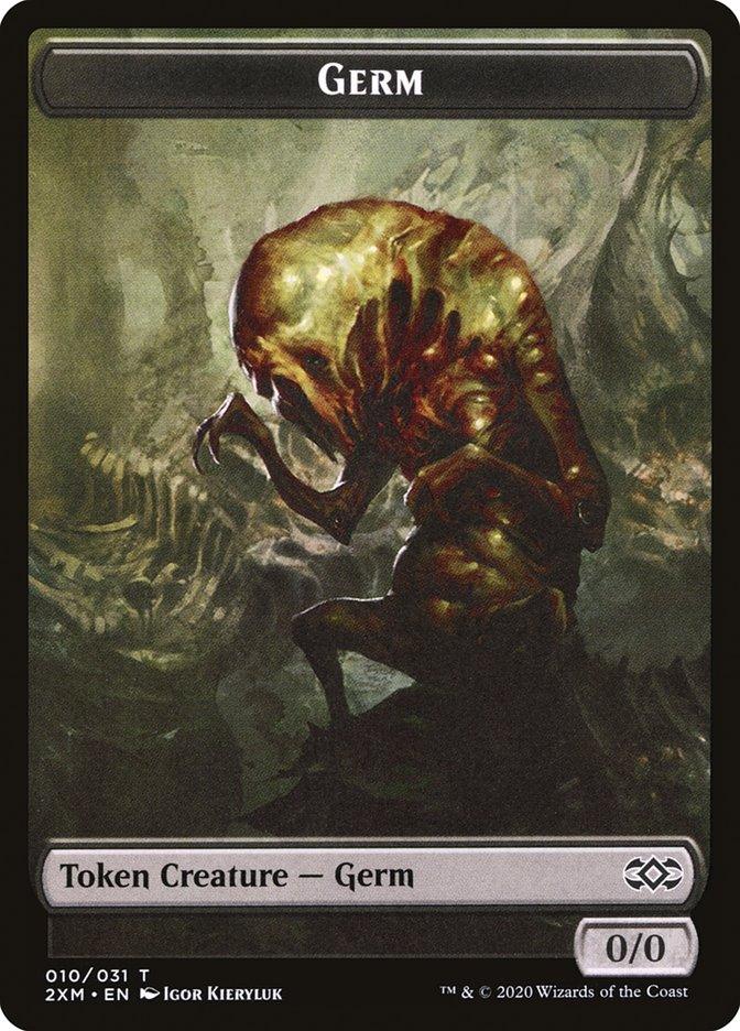Demon // Germ Double-sided Token [Double Masters Tokens] - Rocket TCG