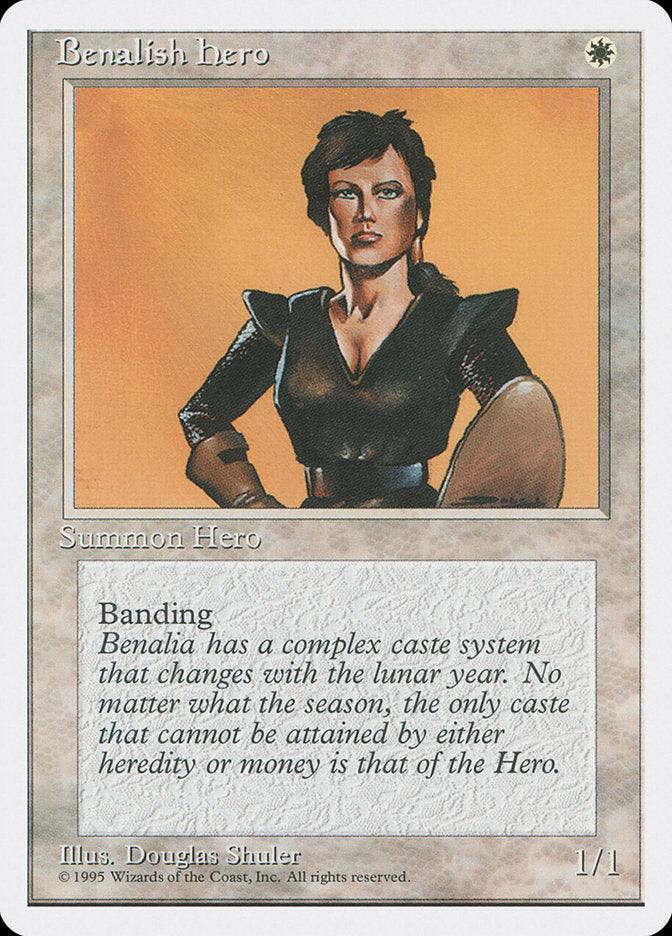 Benalish Hero [Fourth Edition] - Rocket TCG