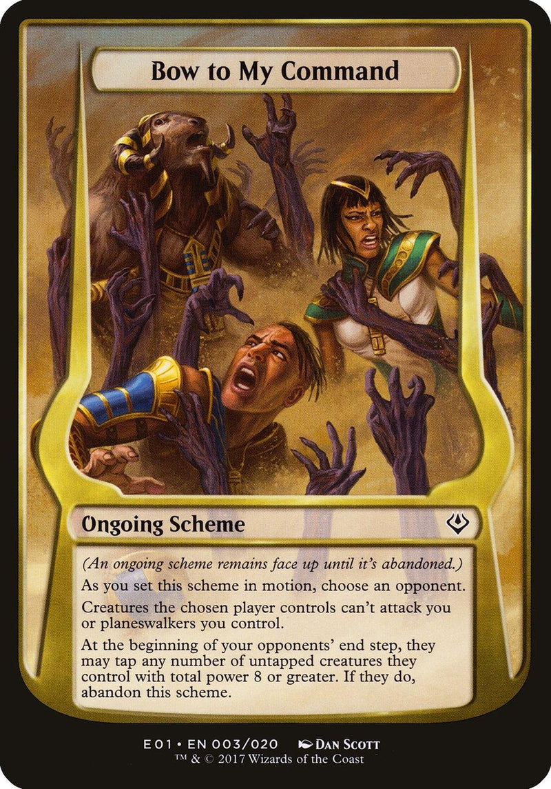 Bow to My Command (Schemes) [Archenemy: Nicol Bolas Schemes] - Rocket TCG