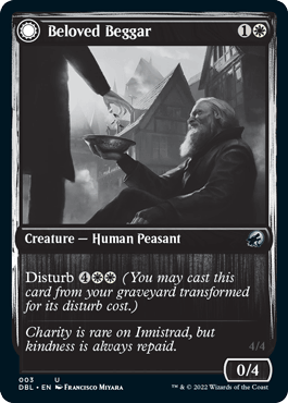Beloved Beggar // Generous Soul [Innistrad: Double Feature] - Rocket TCG