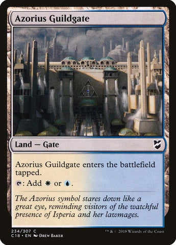 Azorius Guildgate [Commander 2018] - Rocket TCG