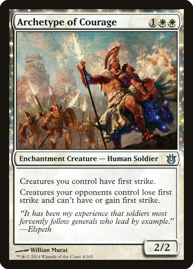 Archetype of Courage [Born of the Gods] - Rocket TCG