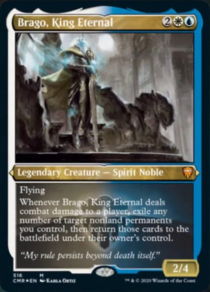 Brago, King Eternal (Etched) [Commander Legends] - Rocket TCG