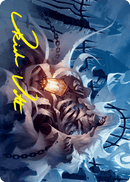 Cemetery Illuminator Art Card (Gold-Stamped Signature) [Innistrad: Crimson Vow Art Series] - Rocket TCG