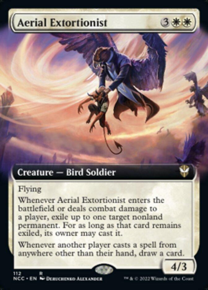 Aerial Extortionist (Extended Art) [Streets of New Capenna Commander] - Rocket TCG