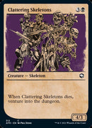 Clattering Skeletons (Showcase) [Dungeons & Dragons: Adventures in the Forgotten Realms] - Rocket TCG