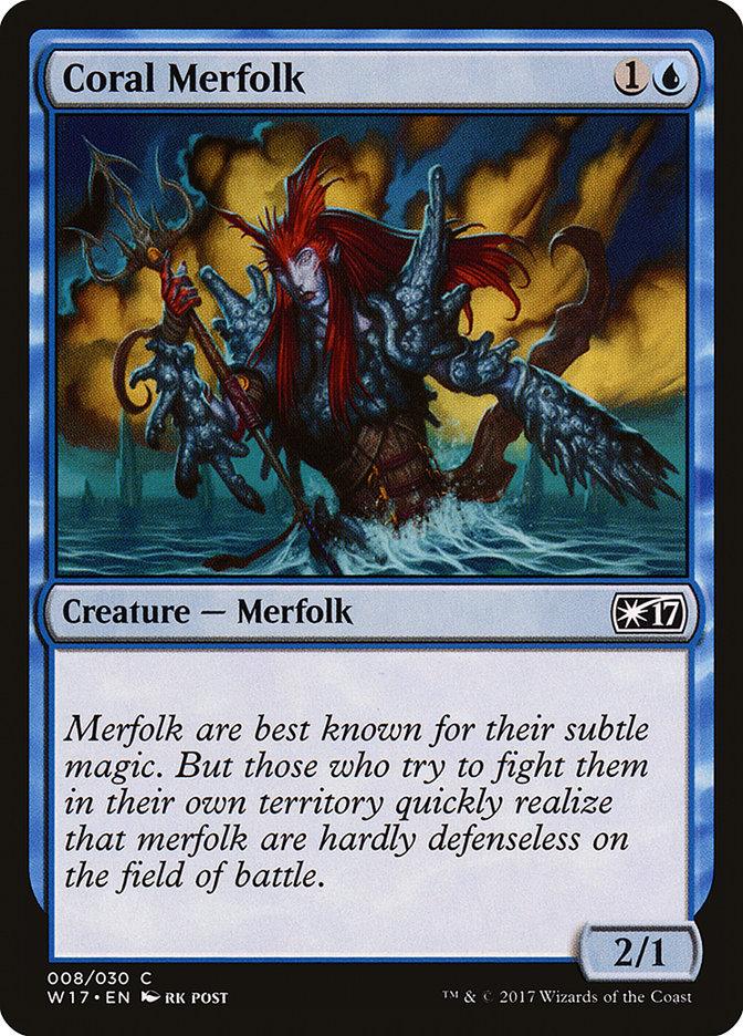 Coral Merfolk [Welcome Deck 2017] - Rocket TCG