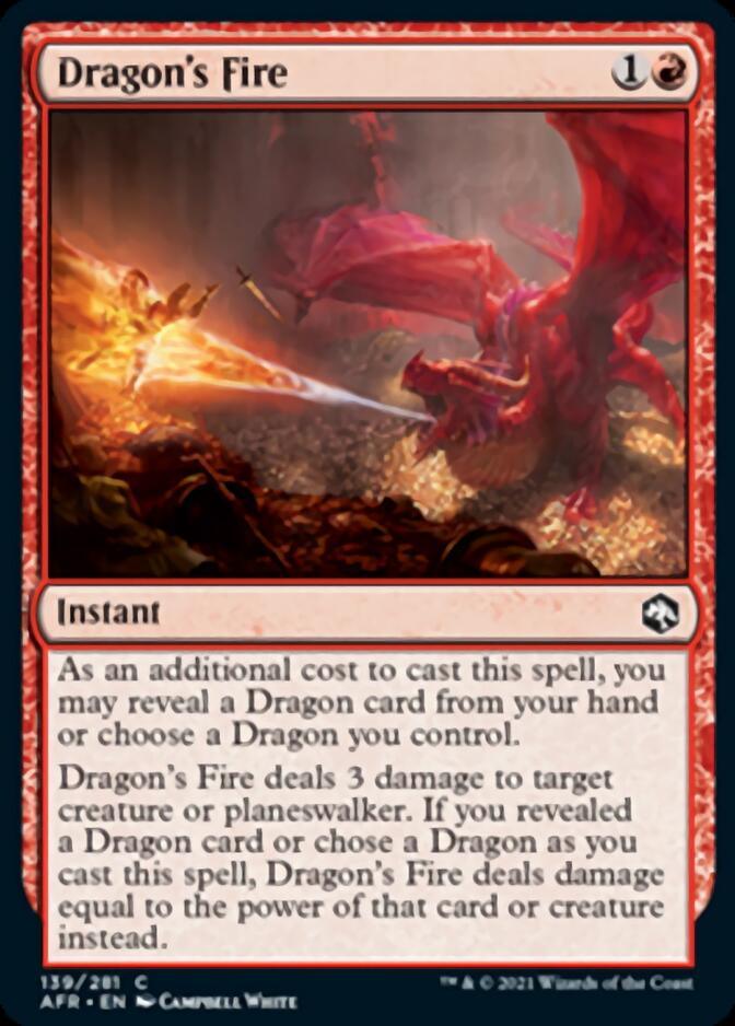 Dragon's Fire [Dungeons & Dragons: Adventures in the Forgotten Realms] - Rocket TCG