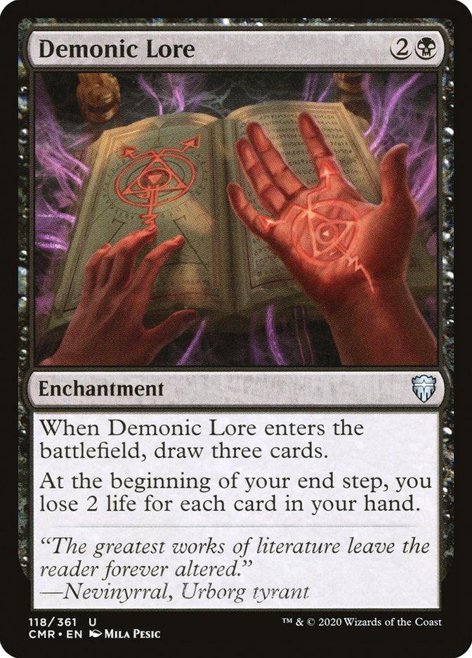 Demonic Lore [Commander Legends] - Rocket TCG