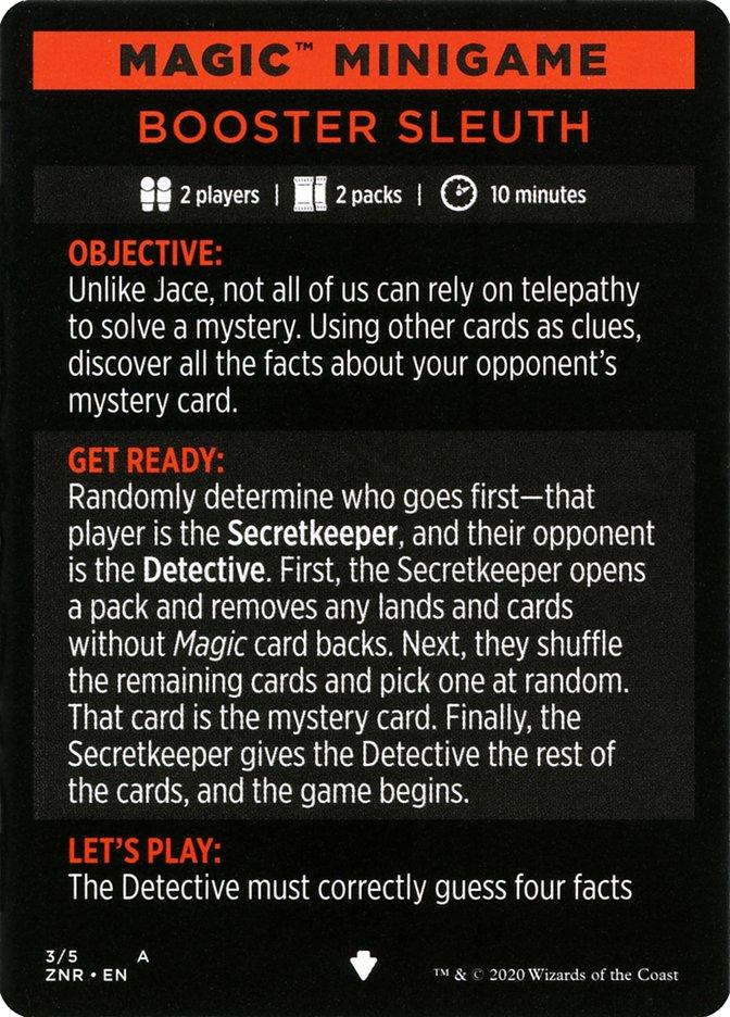 Booster Sleuth (Magic Minigame) [Zendikar Rising Minigame] - Rocket TCG