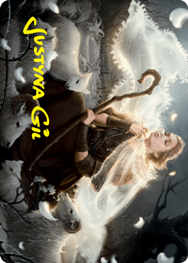 Ancestor's Embrace Art Card (Gold-Stamped Signature) [Innistrad: Crimson Vow Art Series] - Rocket TCG