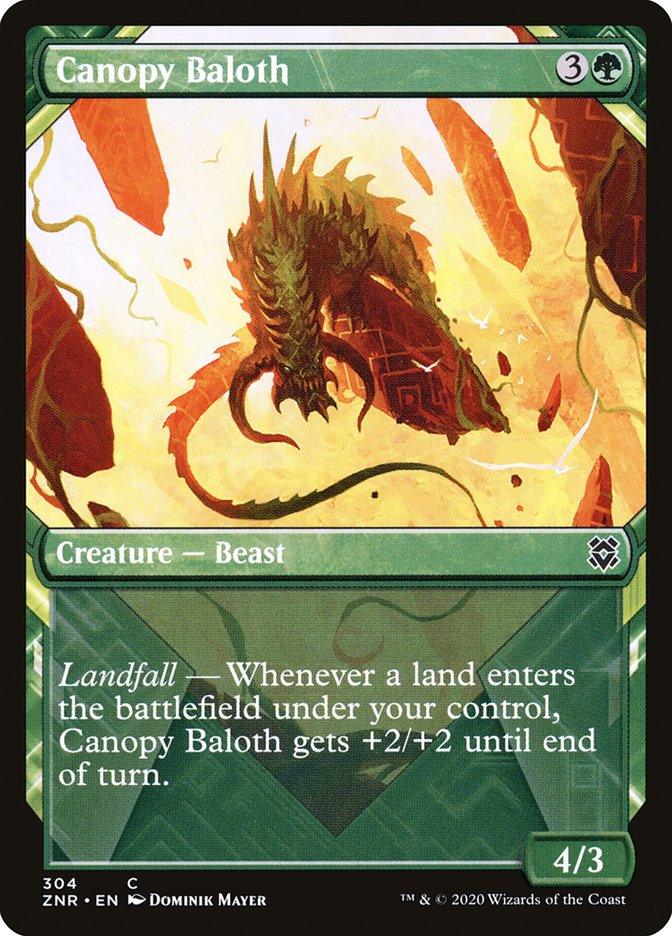 Canopy Baloth (Showcase) [Zendikar Rising] - Rocket TCG