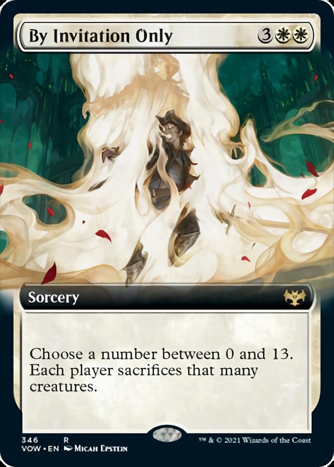 By Invitation Only (Extended Art) [Innistrad: Crimson Vow] - Rocket TCG