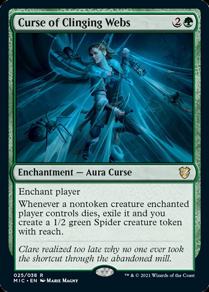 Curse of Clinging Webs [Innistrad: Midnight Hunt Commander] - Rocket TCG