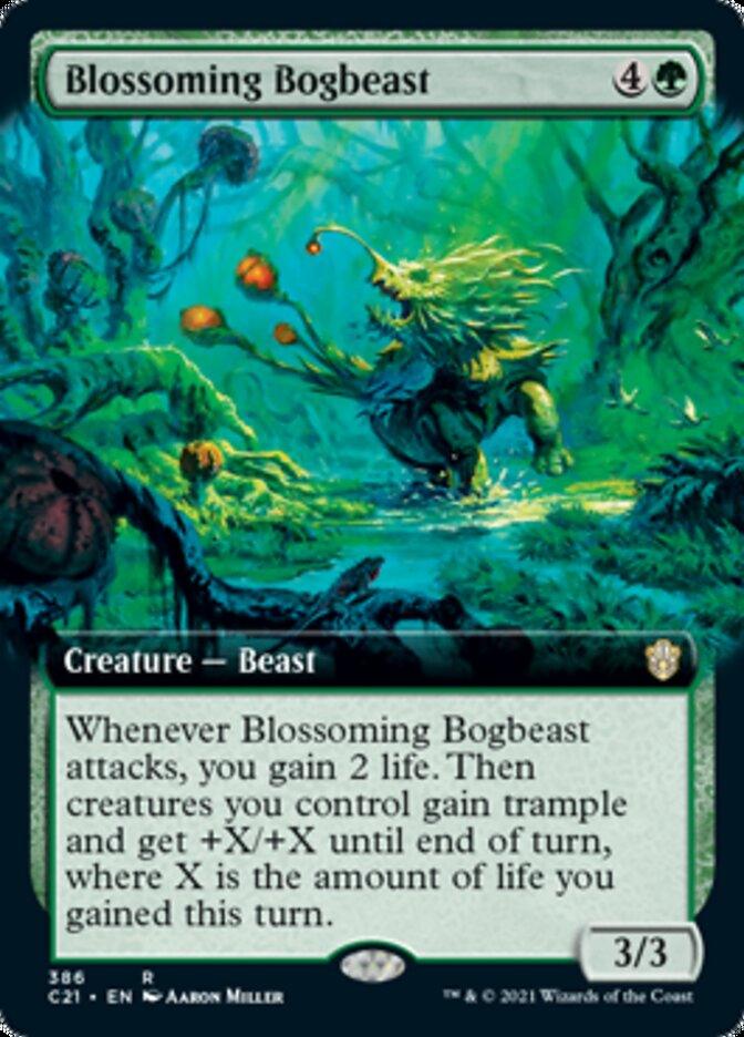 Blossoming Bogbeast (Extended Art) [Commander 2021] - Rocket TCG
