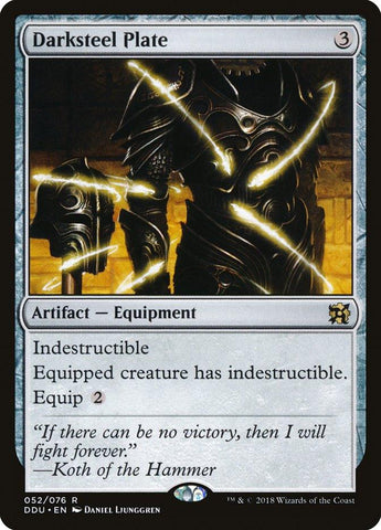 Darksteel Plate [Duel Decks: Elves vs. Inventors] - Rocket TCG