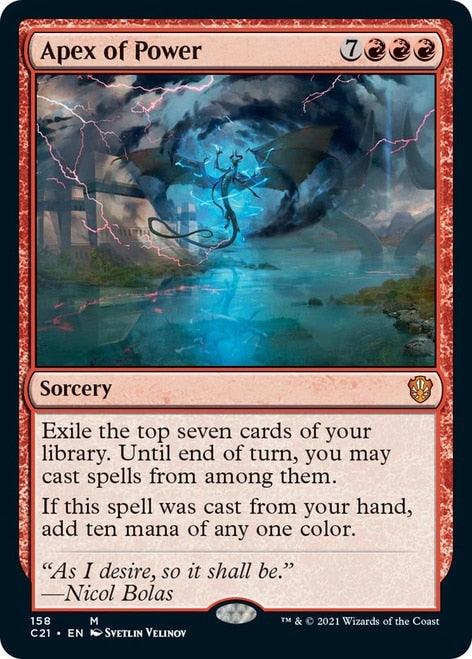 Apex of Power [Commander 2021] - Rocket TCG