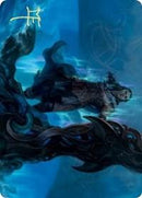 Cosima, God of the Voyage Art Card (Gold-Stamped Signature) [Kaldheim Art Series] - Rocket TCG