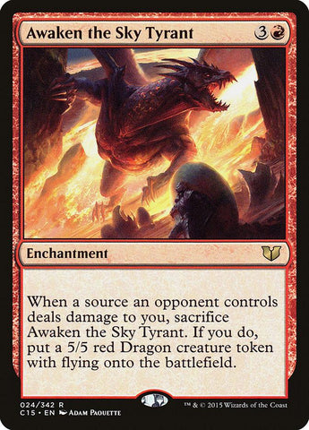 Awaken the Sky Tyrant [Commander 2015] - Rocket TCG