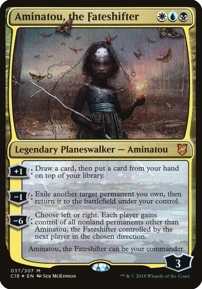 Aminatou, the Fateshifter (Oversized) [Commander 2018 Oversized] - Rocket TCG