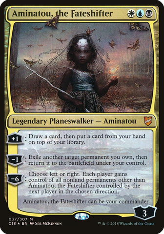 Aminatou, the Fateshifter (Oversized) [Commander 2018 Oversized] - Rocket TCG