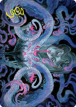 Demonic Bargain Art Card (Gold-Stamped Signature) [Innistrad: Crimson Vow Art Series] - Rocket TCG