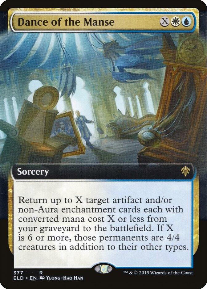 Dance of the Manse (Extended Art) [Throne of Eldraine] - Rocket TCG