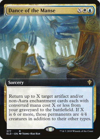 Dance of the Manse (Extended Art) [Throne of Eldraine] - Rocket TCG