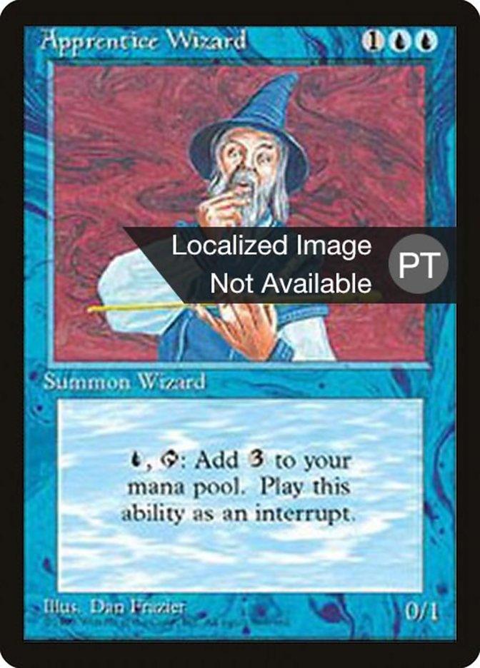 Apprentice Wizard [Fourth Edition (Foreign Black Border)] - Rocket TCG