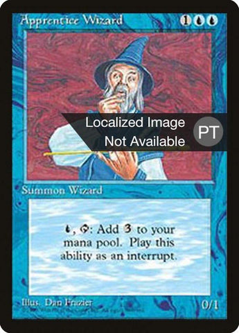 Apprentice Wizard [Fourth Edition (Foreign Black Border)] - Rocket TCG