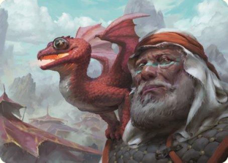 Dragon Whelp Art Card [Dominaria United Art Series] - Rocket TCG
