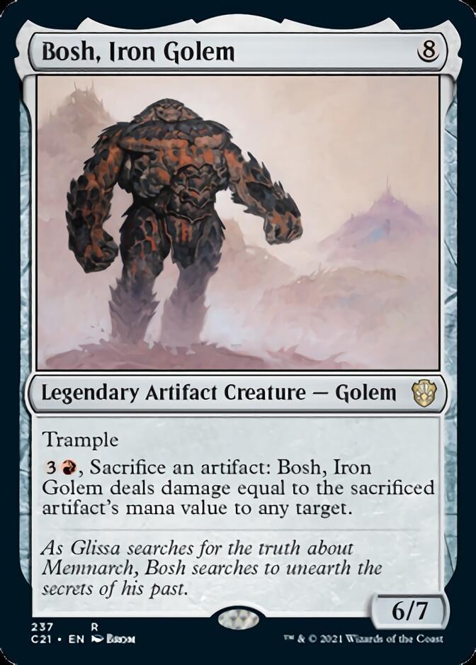Bosh, Iron Golem [Commander 2021] - Rocket TCG