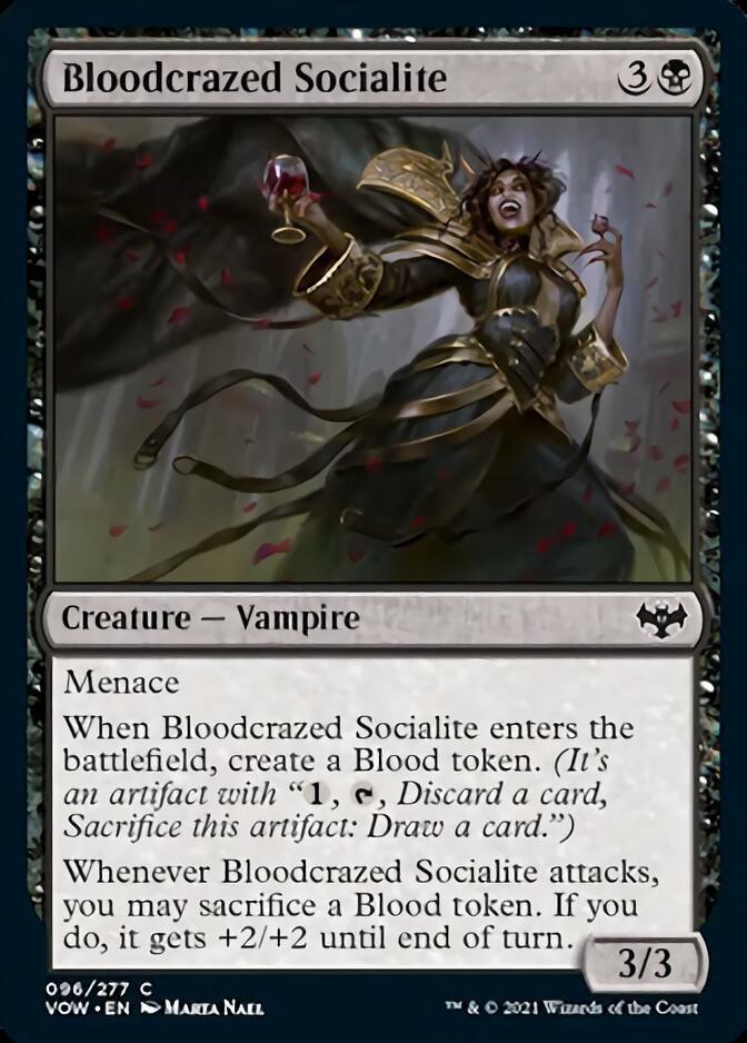 Bloodcrazed Socialite [Innistrad: Crimson Vow] - Rocket TCG