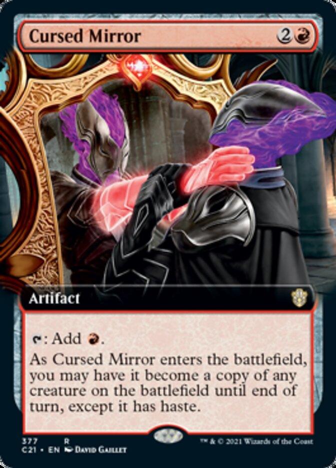 Cursed Mirror (Extended Art) [Commander 2021] - Rocket TCG