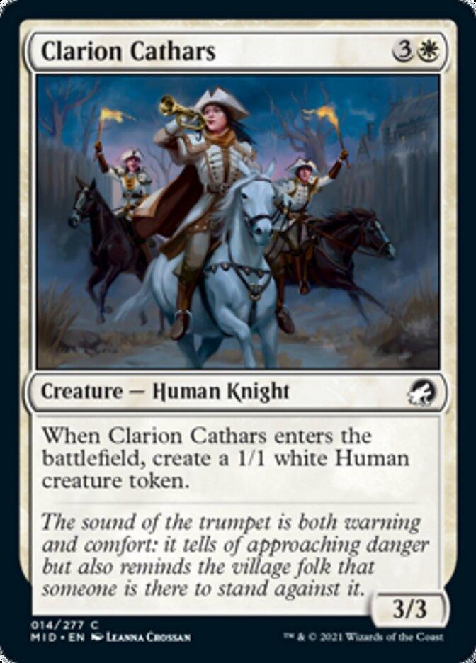 Clarion Cathars [Innistrad: Midnight Hunt] - Rocket TCG