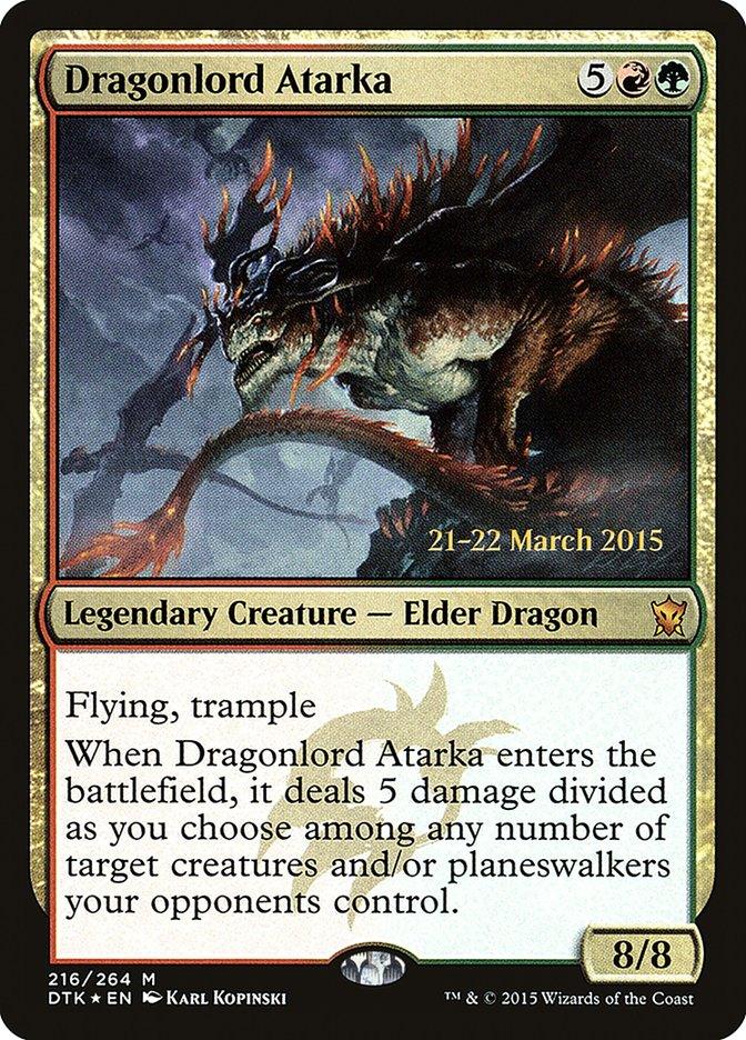 Dragonlord Atarka [Dragons of Tarkir Prerelease Promos] - Rocket TCG