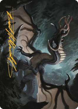 Brainstealer Dragon Art Card (Gold-Stamped Signature) [Commander Legends: Battle for Baldur's Gate Art Series] - Rocket TCG