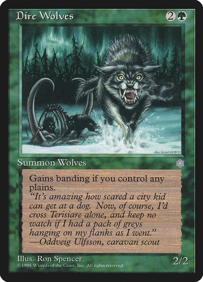 Dire Wolves [Ice Age] - Rocket TCG