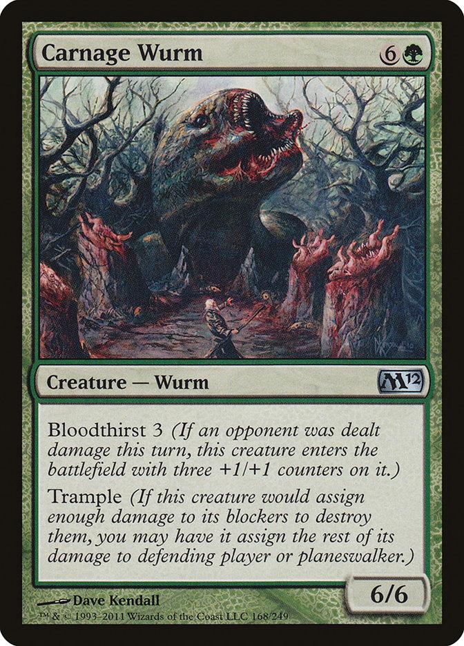 Carnage Wurm [Magic 2012] - Rocket TCG