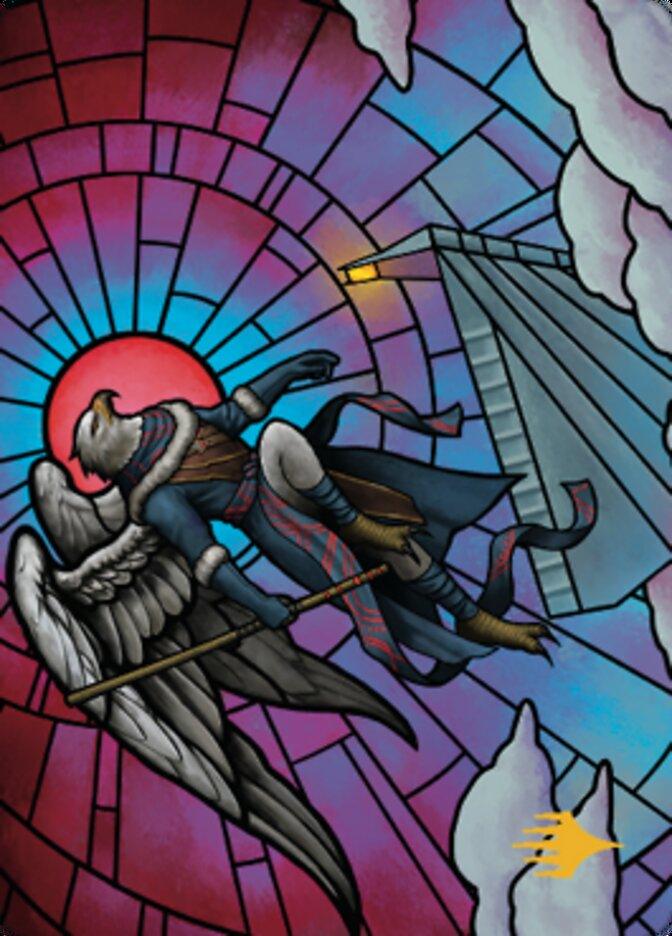 Balmor, Battlemage Captain Art Card 2 (Gold-Stamped Signature) [Dominaria United Art Series] - Rocket TCG