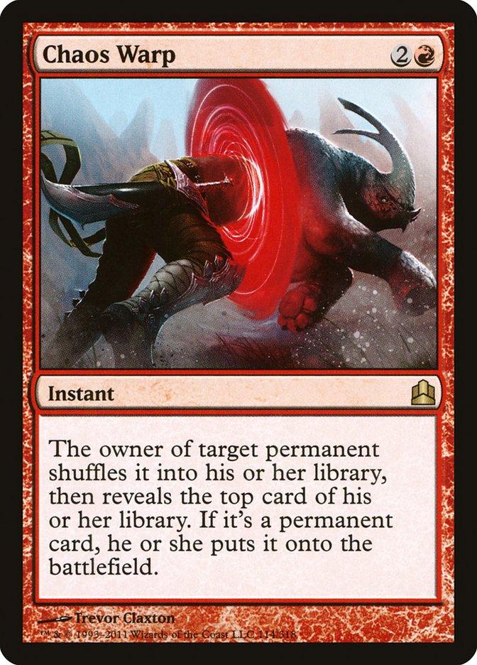 Chaos Warp [Commander 2011] - Rocket TCG