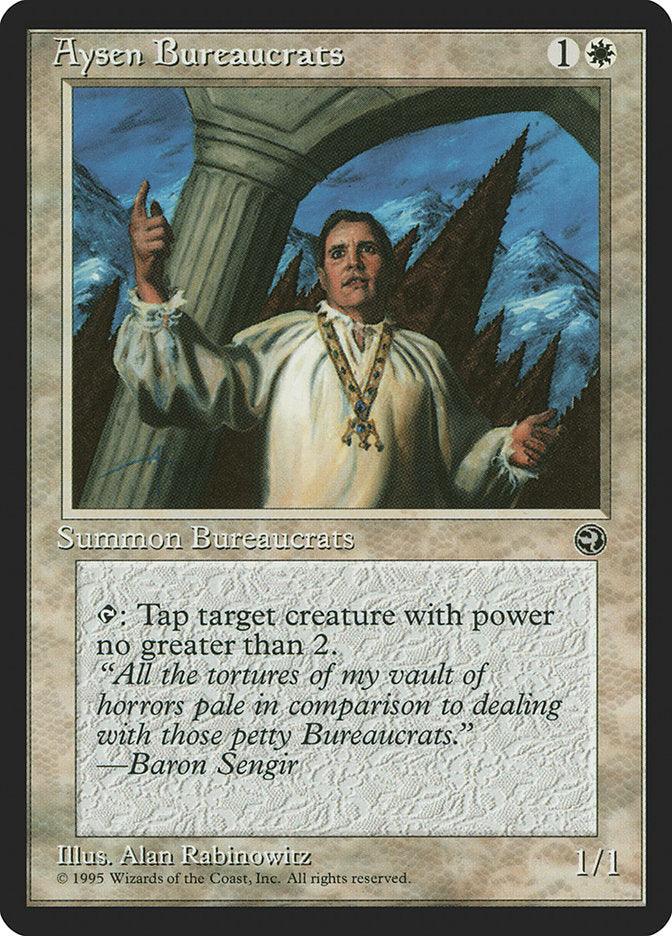 Aysen Bureaucrats (Baron Sengir Flavor Text) [Homelands] - Rocket TCG