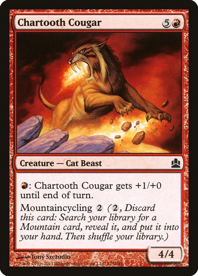 Chartooth Cougar [Commander 2011] - Rocket TCG