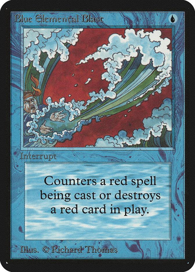 Blue Elemental Blast [Alpha Edition] - Rocket TCG