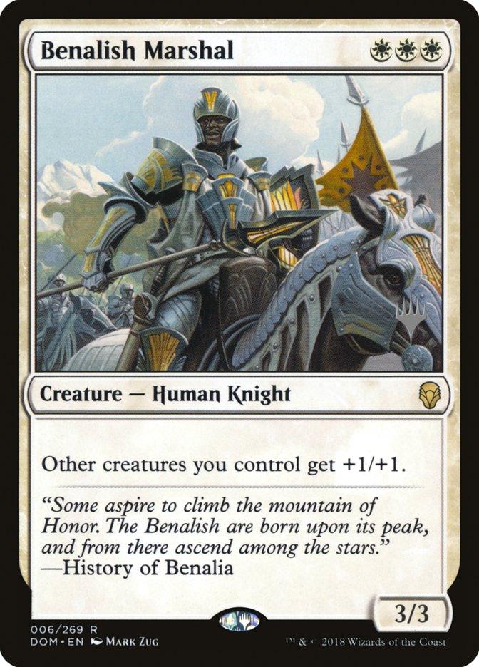Benalish Marshal (Promo Pack) [Dominaria Promos] - Rocket TCG