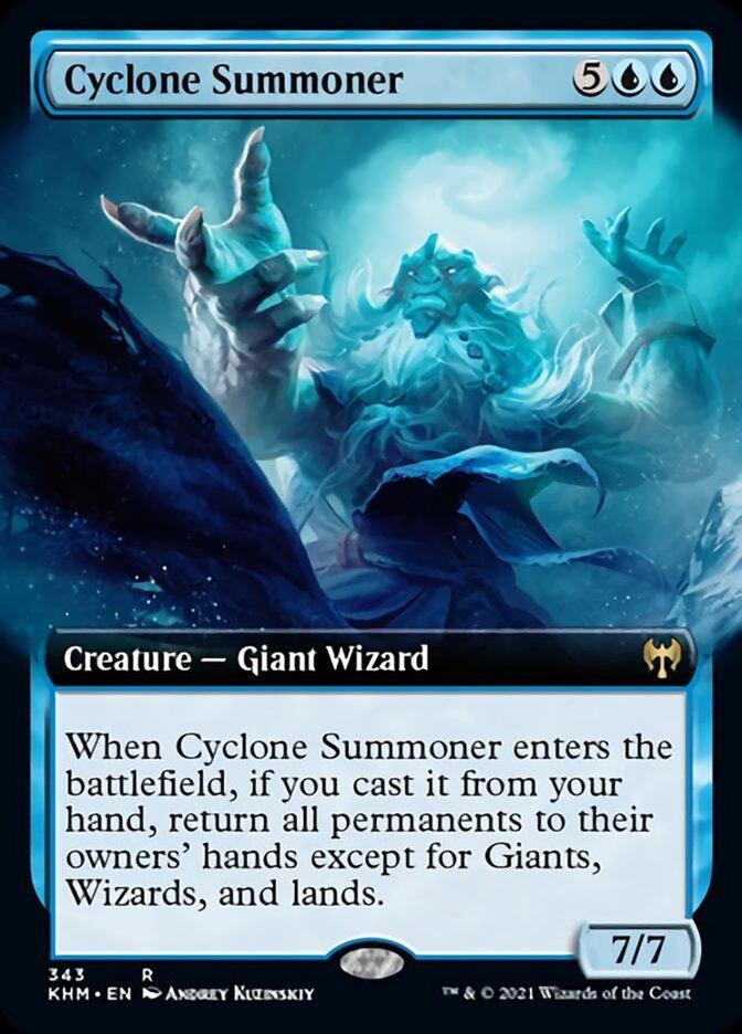 Cyclone Summoner (Extended Art) [Kaldheim] - Rocket TCG