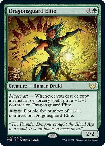 Dragonsguard Elite [Strixhaven: School of Mages Prerelease Promos] - Rocket TCG